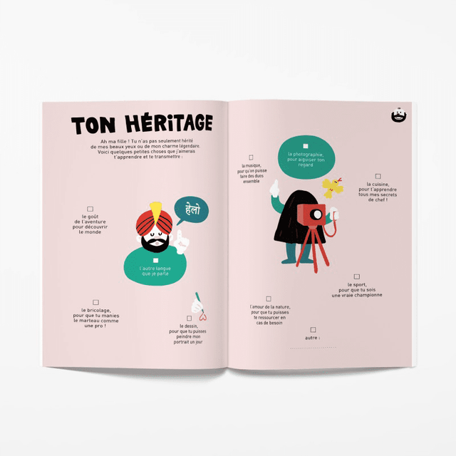 MINUS Livre enfant TEL PÈRE TELLE FILLE