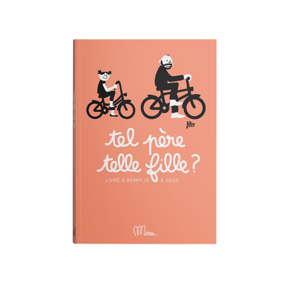 MINUS Livre enfant Tel père telle fille Orange