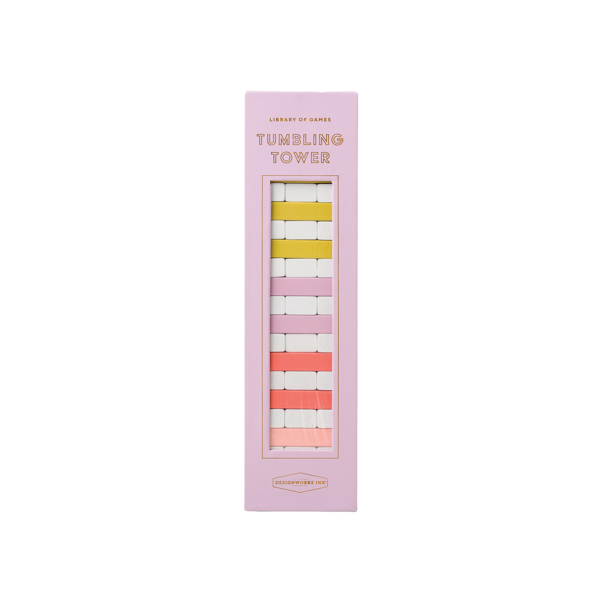 Jeu de société en bois Tumbling tower Rose