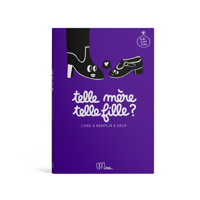 MINUS Livre enfant Telle mere telle fille Violet