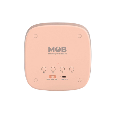 Réveil Mob billy clock veilleuse lapin Rose