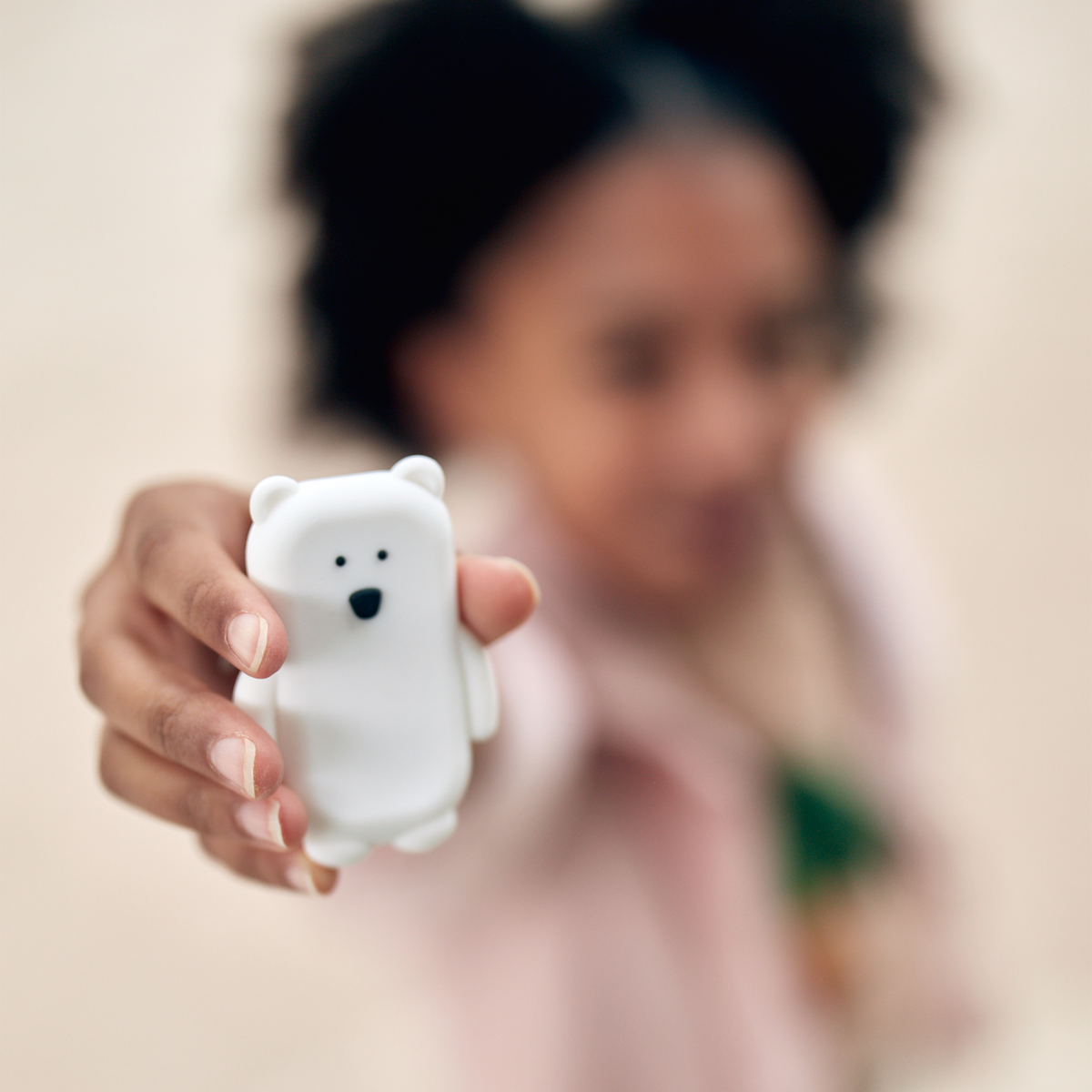 MONEY WALKIE Objet connecté Money walkie ours Blanc