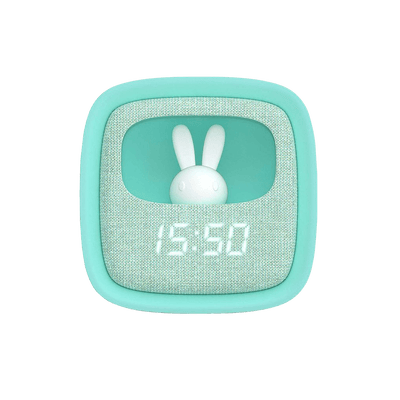 Réveil Mob billy clock veilleuse lapin Bleu