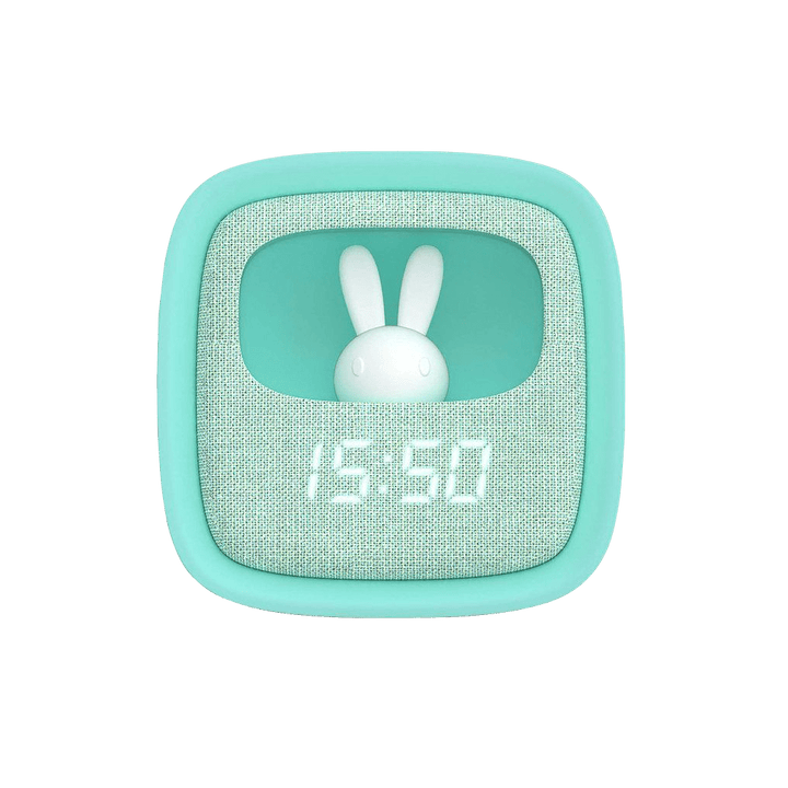 Réveil Mob billy clock veilleuse lapin Bleu