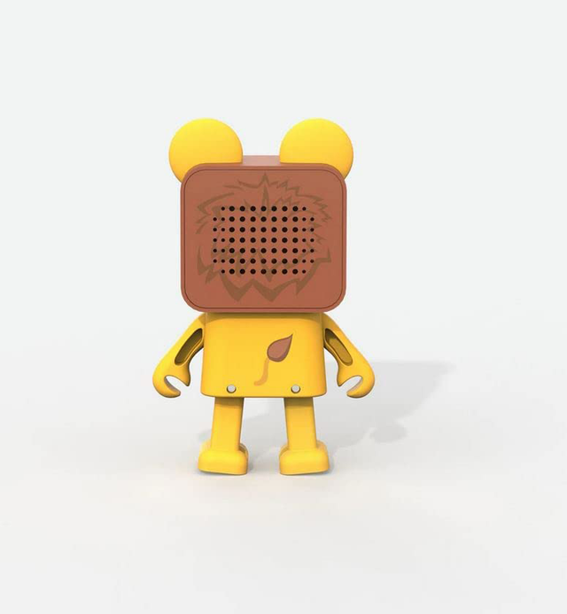 Enceinte DANCING ANIMAL LION coloris jaune