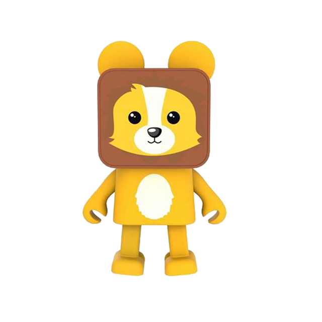 Enceinte DANCING ANIMAL LION coloris jaune