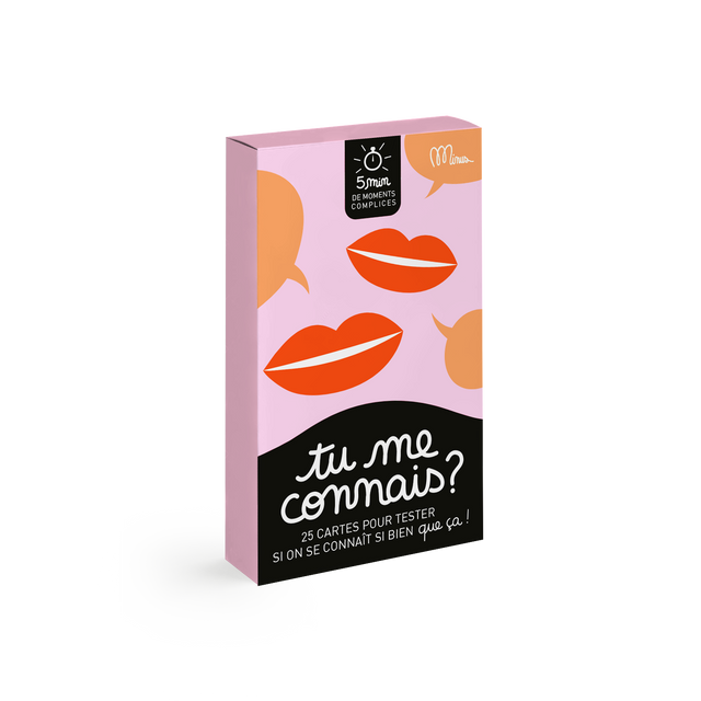 MINUS Jeu de discussion TU ME CONNAIS ?