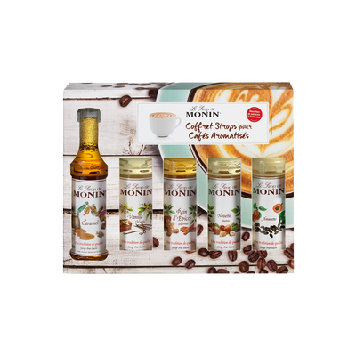 MONIN Coffret Sirops cafés gourmands 250ML