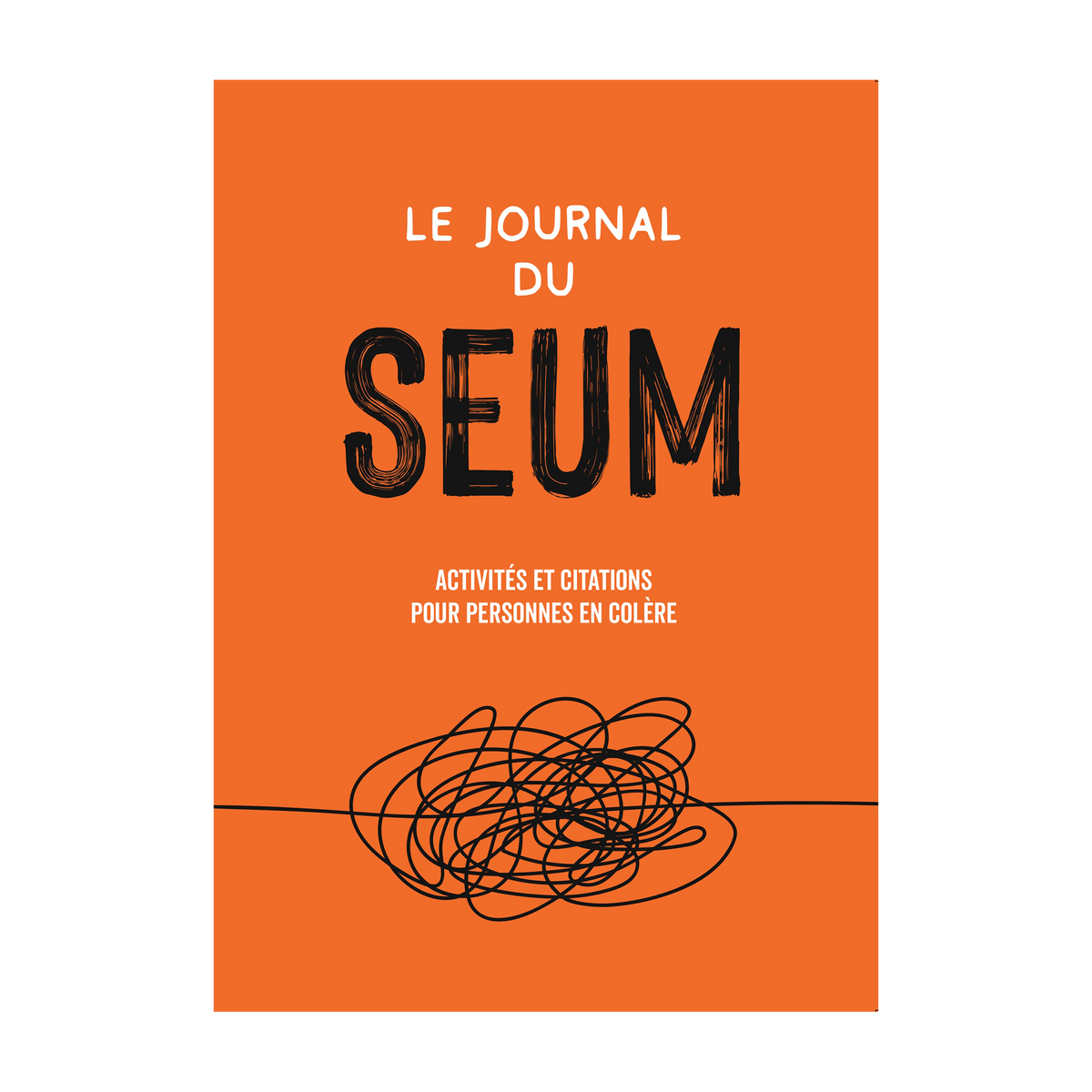 HACHETTE PRATIQUE Livre bien-être Le journal du seum Orange