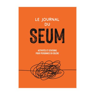 HACHETTE PRATIQUE Livre bien-être Le journal du seum Orange