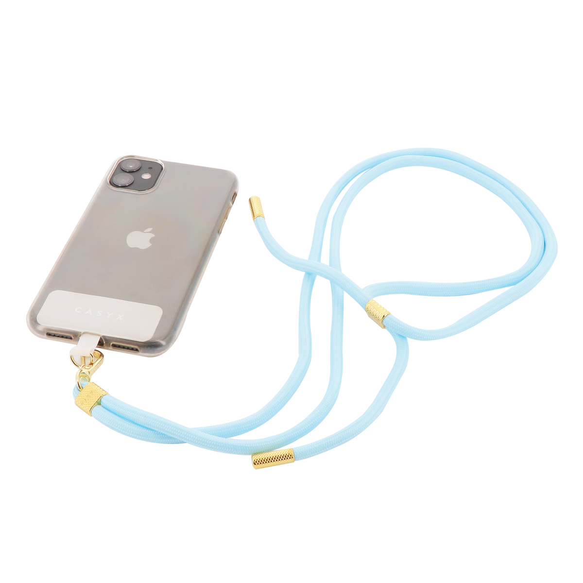 CASYX Cordon de téléphone Universel givre Bleu