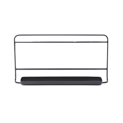 Etagère murale métallique Corduroy Noir