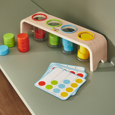 JANOD Jeu éducatif Le tri des couleurs Multicolore