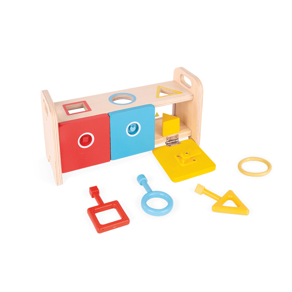 JANOD Jeu éducatif La boite a clefs Multicolore