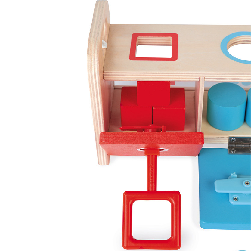 JANOD Jeu éducatif La boite a clefs Multicolore