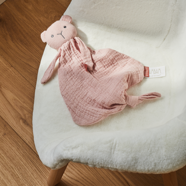 BAMBAM Doudou OURSON rose