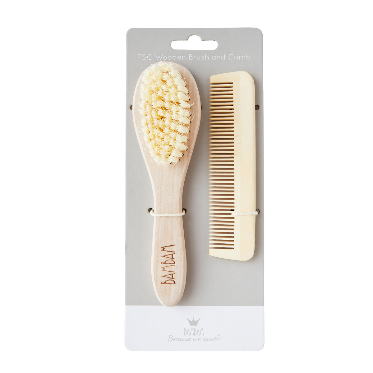 BAMBAM Coffret cosmétique Peigne et brosse Beige