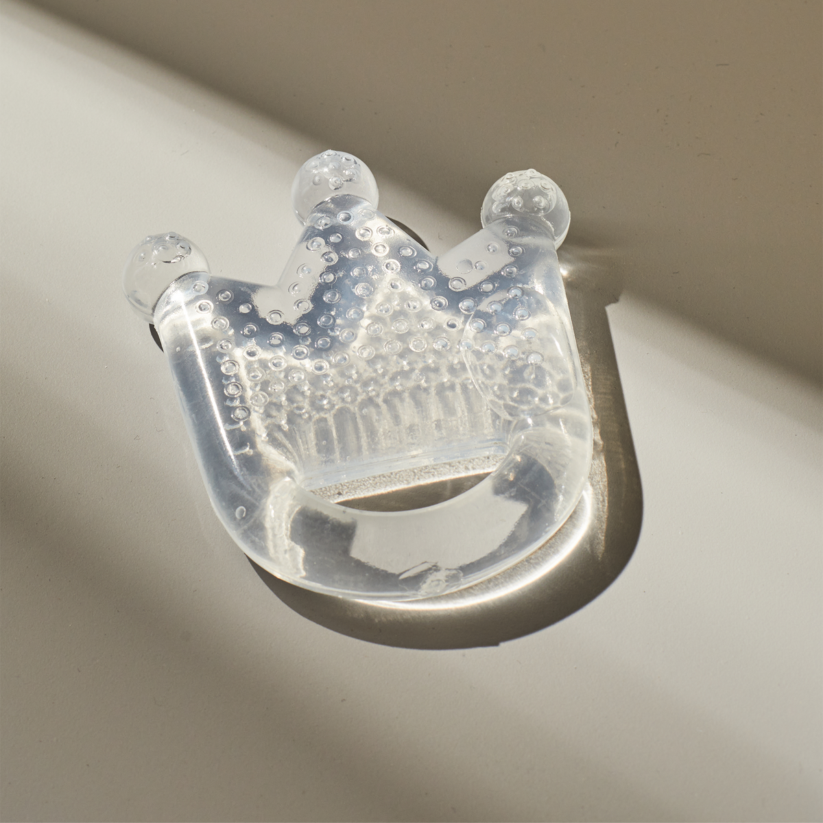 BAMBAM Anneau de dentition Couronne Transparent