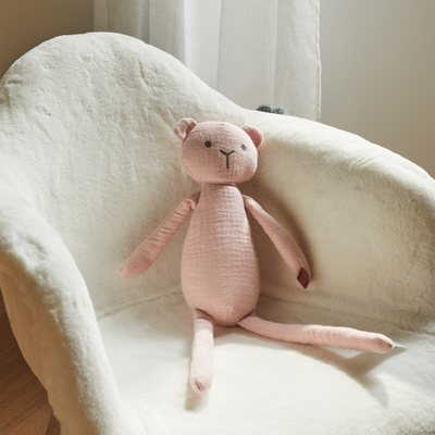 BAMBAM Peluche Ours Rose