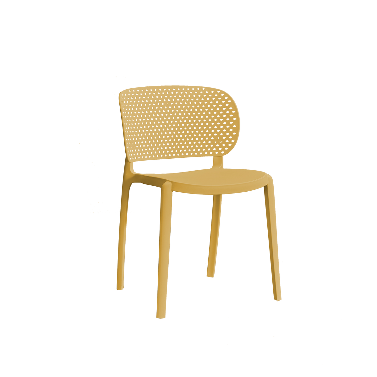 4MURS Chaise Luisa Jaune moutarde