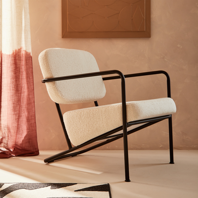 4MURS Fauteuil Sven Blanc