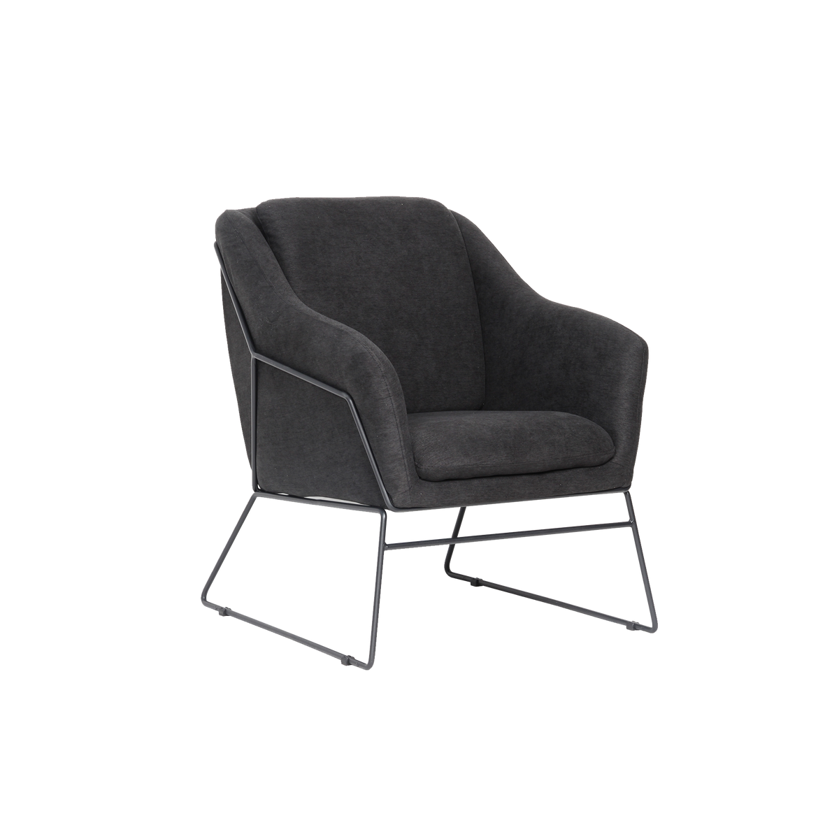 4MURS Fauteuil Ludo Noir
