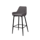 4MURS Tabouret de plan de travail Cassia Gris chiné