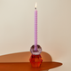 Bougeoir Kolloni Orange, violet, rose