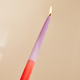 Bougie Pili Violet, orange