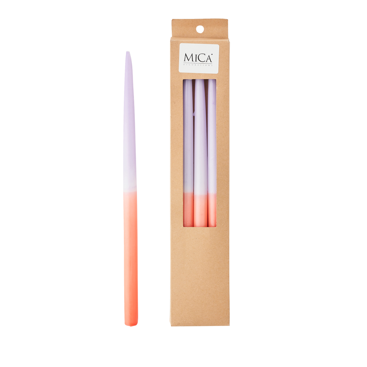 Bougie Pili Violet, orange