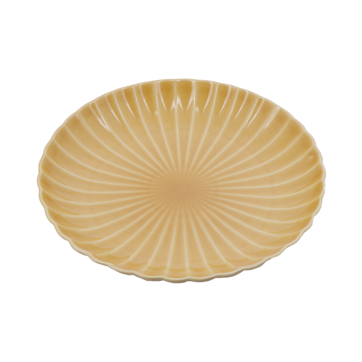 Assiette Sunny Ocre