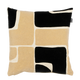 Coussin Kubu Noir/beige