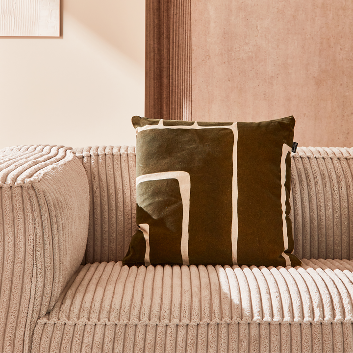 Coussin Kiby Vert/beige
