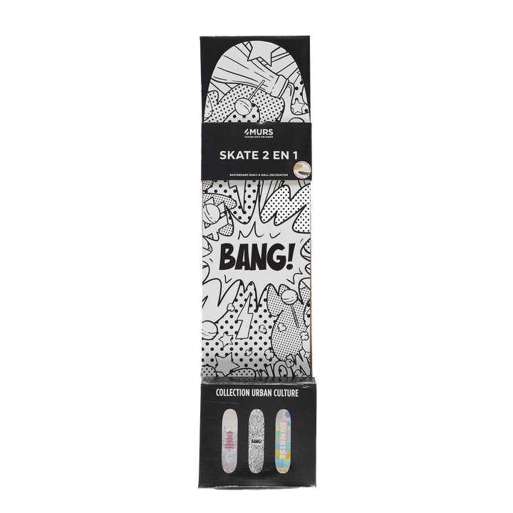 4MURS Etagère Pop bang Noir et blanc