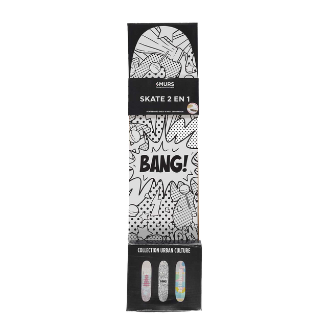 4MURS Etagère POP BANG coloris noir et blanc