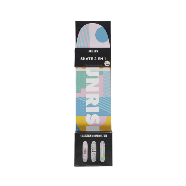 4MURS Etagère SUNRISE SKATE coloris bleu et jaune