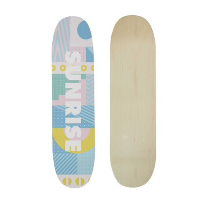 4MURS Etagère Sunrise skate Bleu et jaune