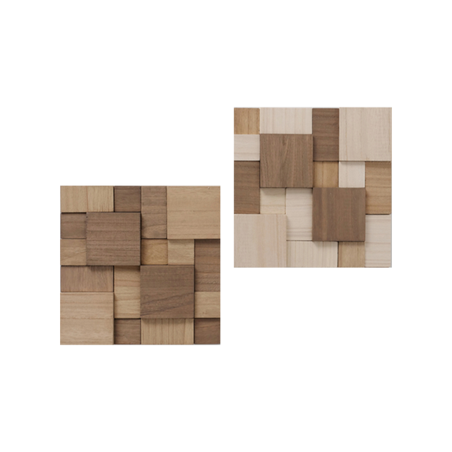 Déco murale CASSE TETE coloris marron