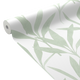 Papier peint intissé Laurie Vert de gris