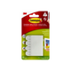 3M Fixation murale 3m languettes tableau petit modele Blanc