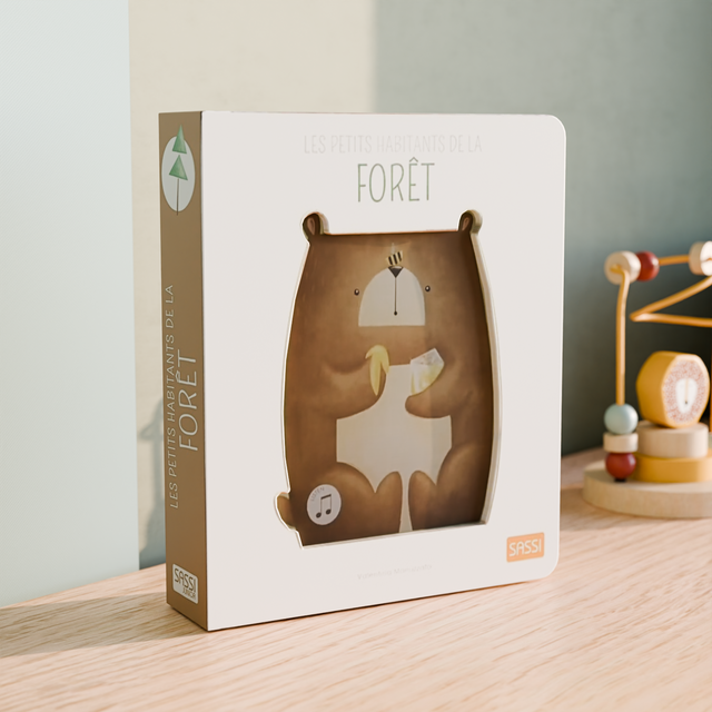 Sassi Junior Livre enfant LES PETITS HABITANTS DE LA FORÊT