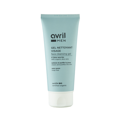AVRIL Soin visage homme Gel nettoyant homme Bleu Aloe vera, the vert 100ML