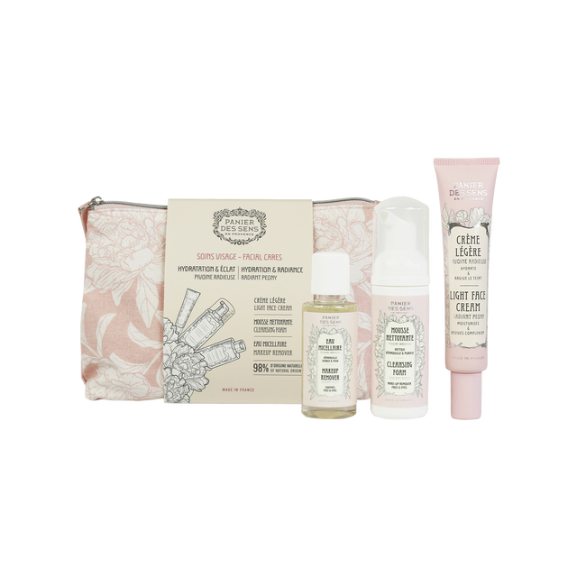 Panier des sens Coffret cosmétique TROUSSE SOIN VISAGE PIVOINE pivoine