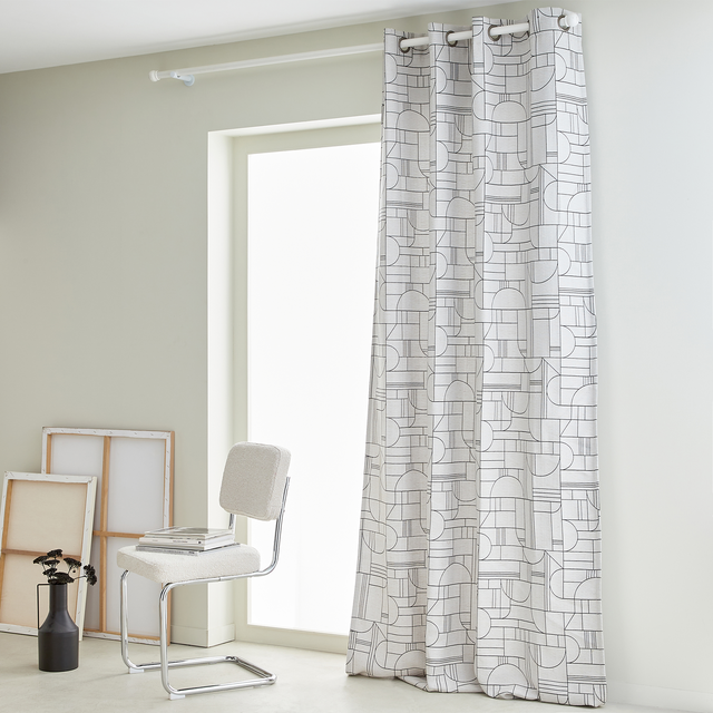 Rideau BRISEIS coloris naturel 140 x 260 cm