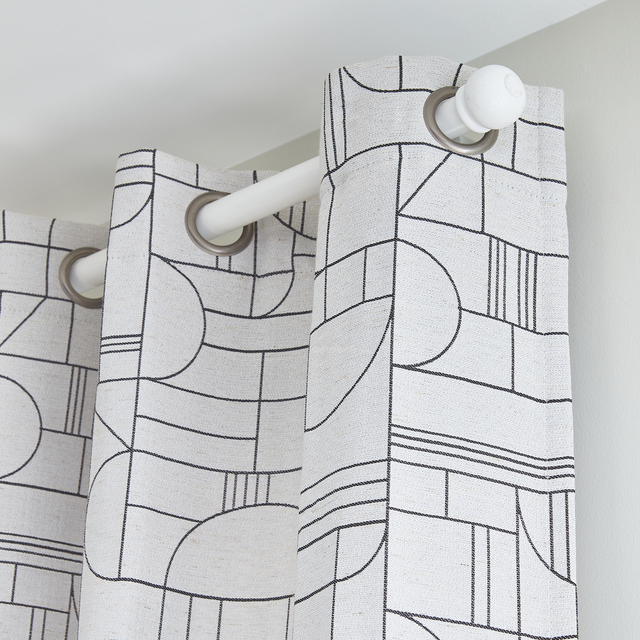 Rideau BRISEIS coloris naturel 140 x 260 cm