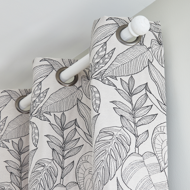 Rideau KERALA coloris naturel 140 x 260 cm