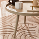 WOOOD Table d'appoint Mesa Antique beige
