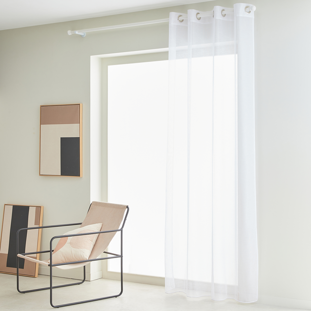 4MURS Voilage CANOAS coloris blanc 140 x 260 cm