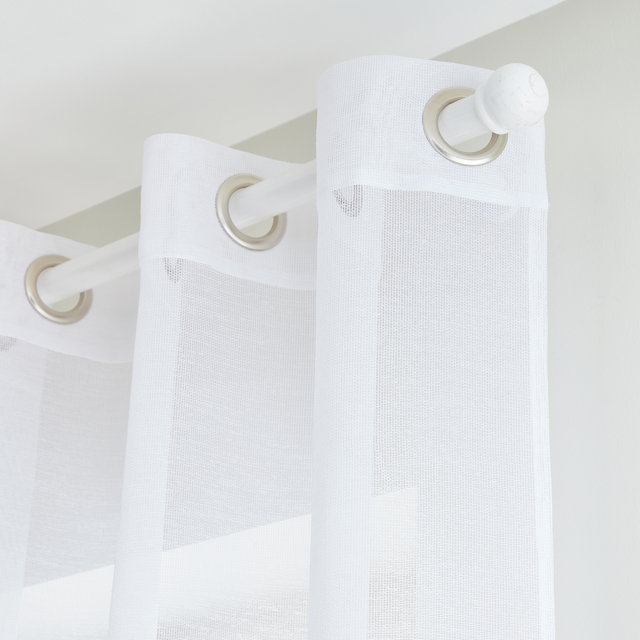 4MURS Voilage CANOAS coloris blanc 140 x 260 cm