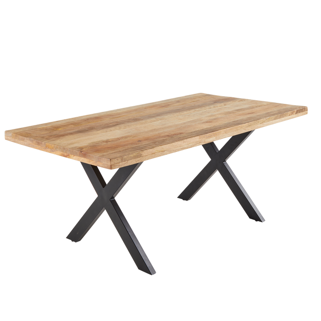 4MURS Table de salle à manger KHAN naturel 180 x 100 cm